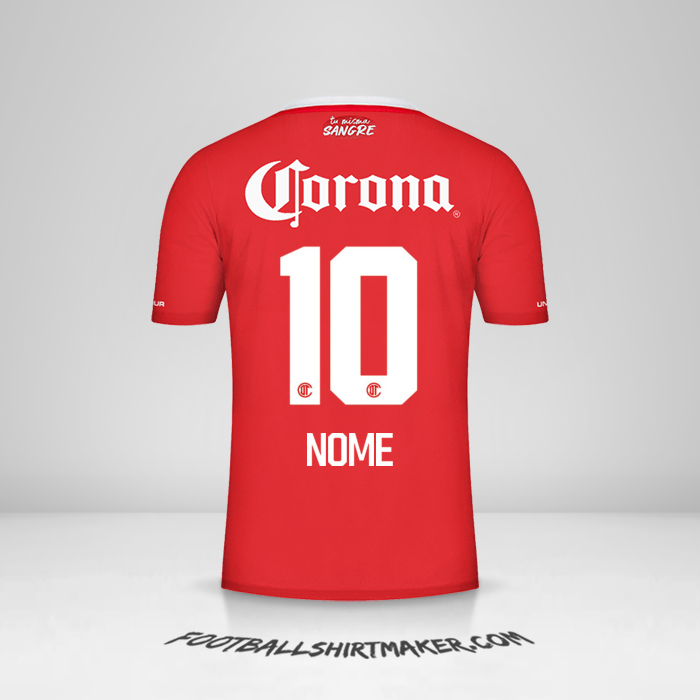Maglia Toluca FC 2022/2023 -  nome - 10