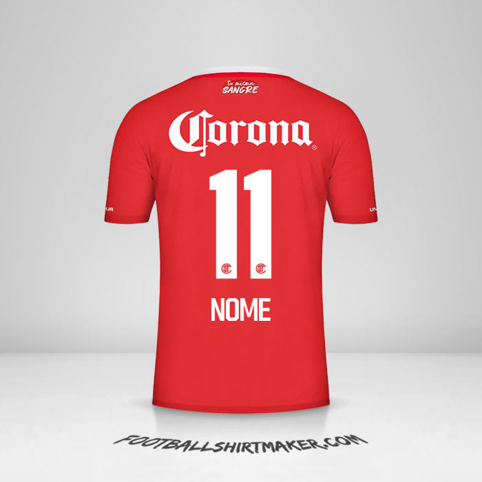Maglia Toluca FC 2022/2023 -  nome - 11
