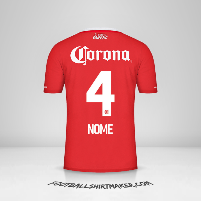 Camisa Toluca FC 2022/2023 -  nome - 4
