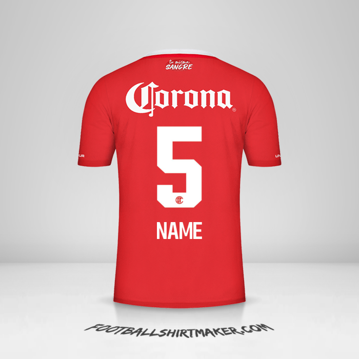 Trikot Toluca FC 2022/2023 -  name - 5