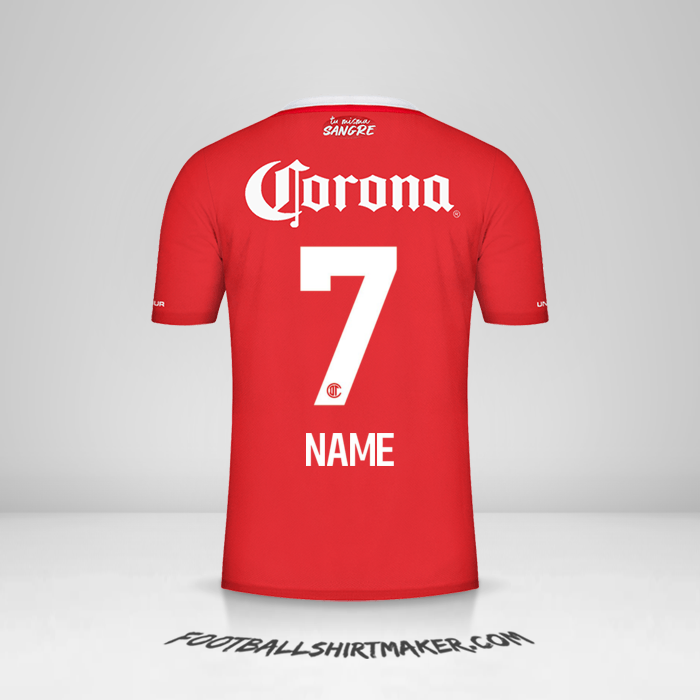 Trikot Toluca FC 2022/2023 -  name - 7