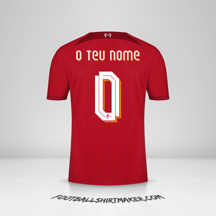 Camisola Liverpool FC Cup 2022/2023 -  o teu nome - 0