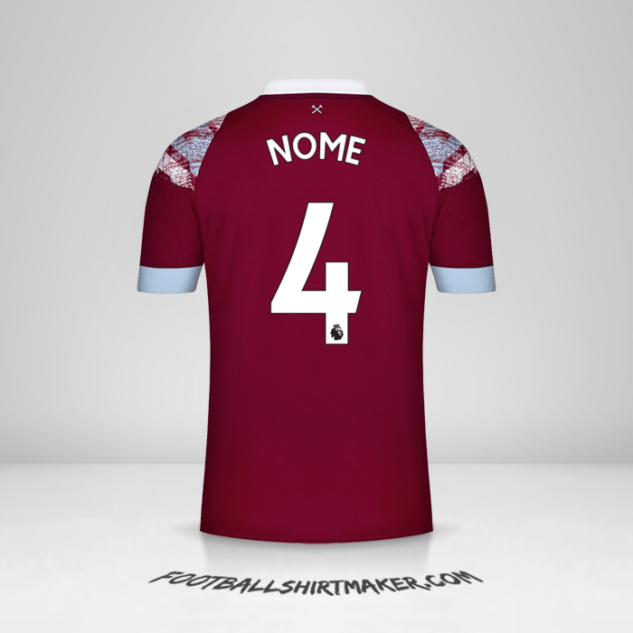 Maglia West Ham United FC 2022/2023 -  nome - 4