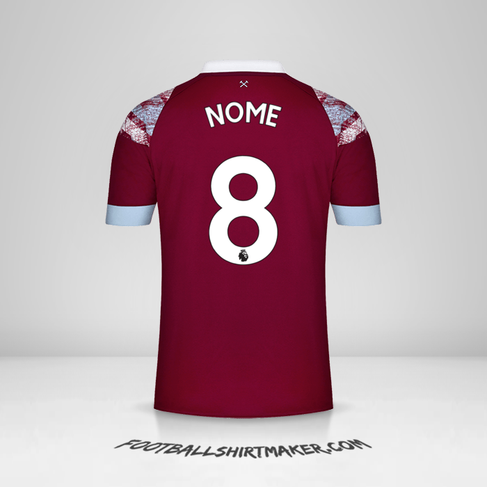 Camisa West Ham United FC 2022/2023 -  nome - 8