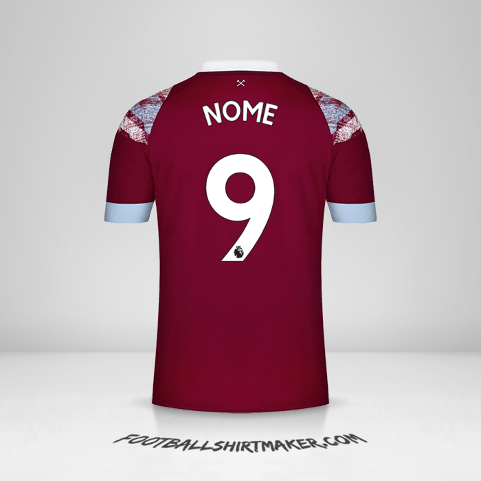 Maglia West Ham United FC 2022/2023 -  nome - 9