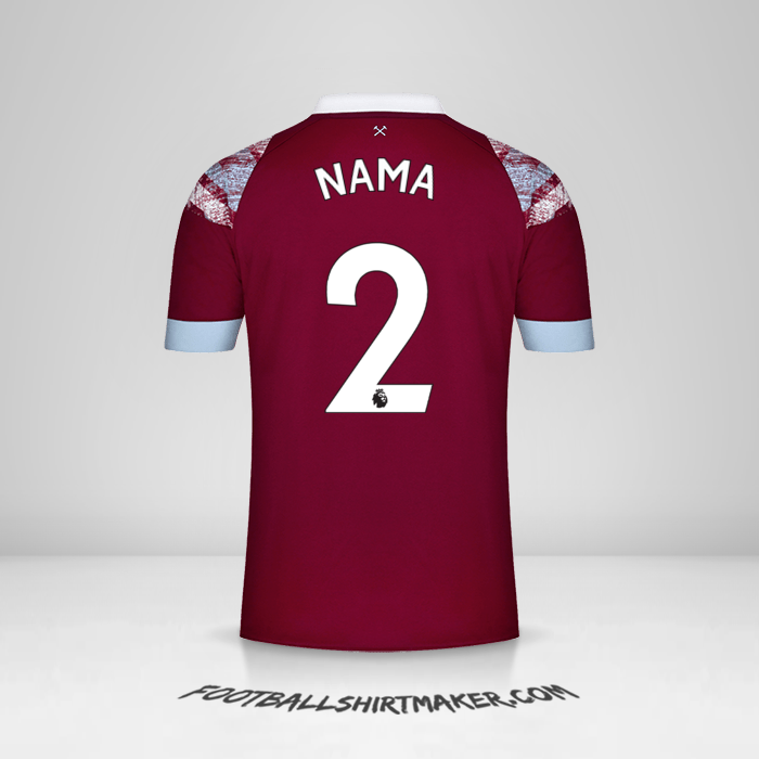 Jersey West Ham United FC 2022/2023 -  nama - 2