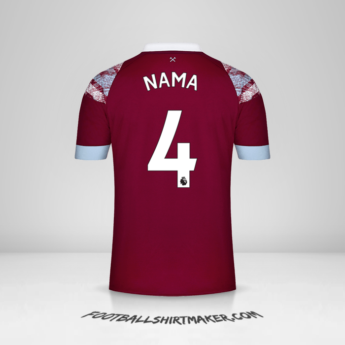 Jersey West Ham United FC 2022/2023 -  nama - 4