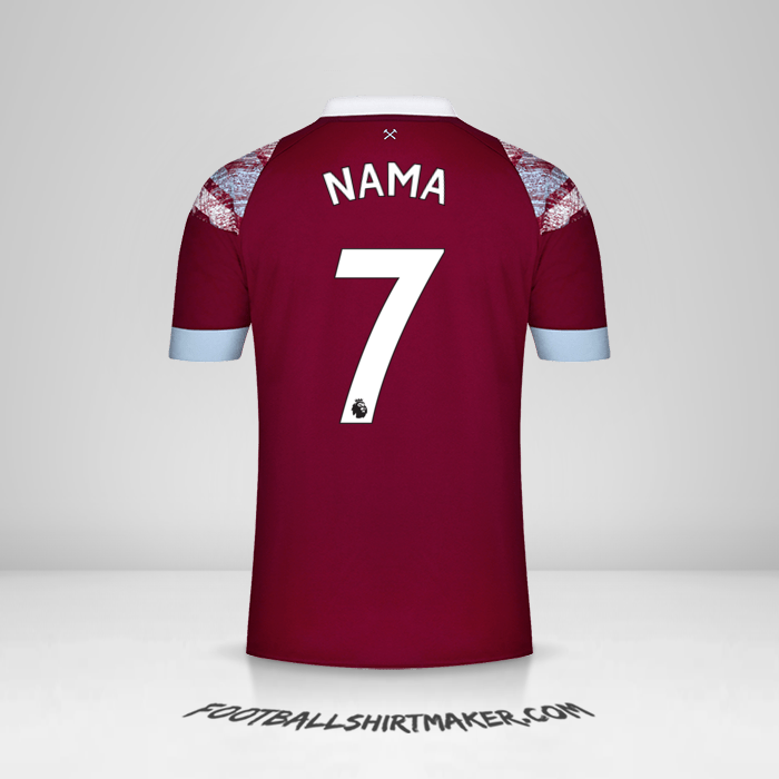 Jersey West Ham United FC 2022/2023 -  nama - 7
