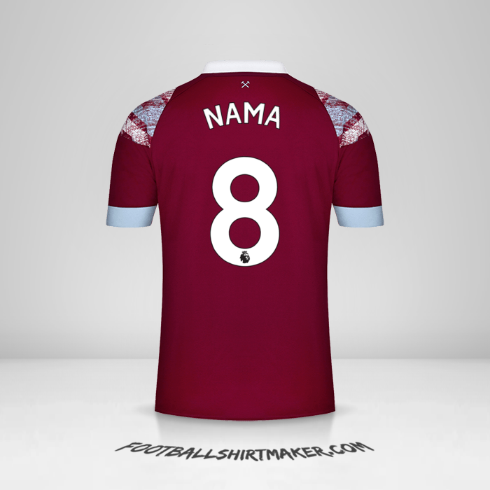 Jersey West Ham United FC 2022/2023 -  nama - 8