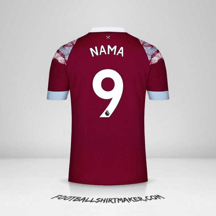 Jersey West Ham United FC 2022/2023 -  nama - 9
