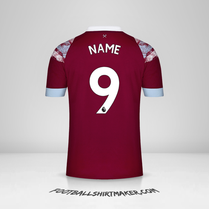 Trikot West Ham United FC 2022/2023 -  name - 9