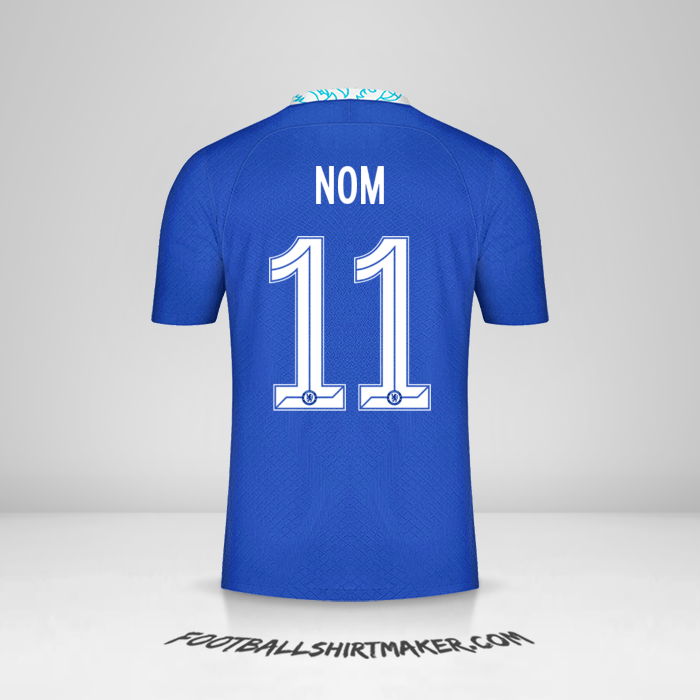 Maillot Chelsea Cup 2022/2023 -  nom - 11