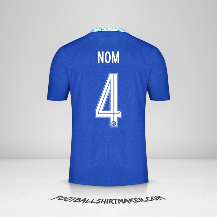Maillot Chelsea Cup 2022/2023 -  nom - 4