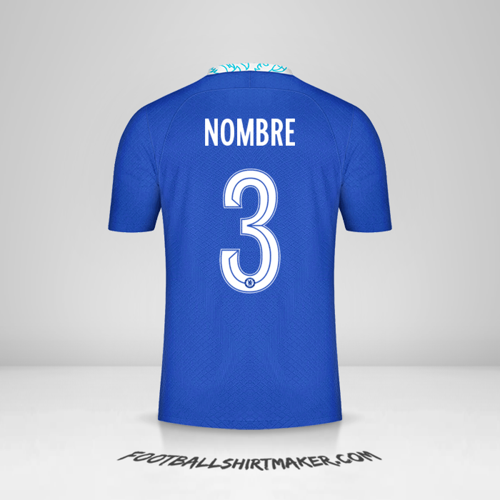 Jersey Chelsea Cup 2022/2023 -  nombre - 3