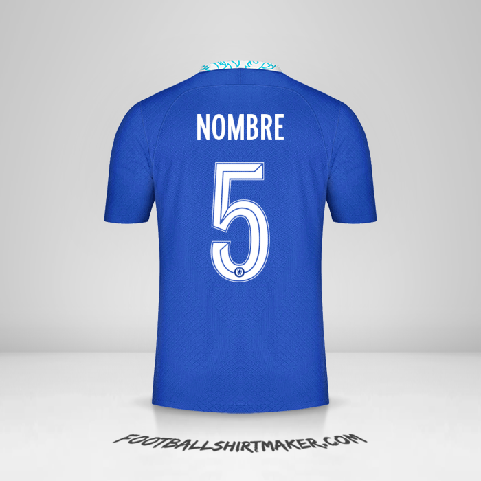 Jersey Chelsea Cup 2022/2023 -  nombre - 5