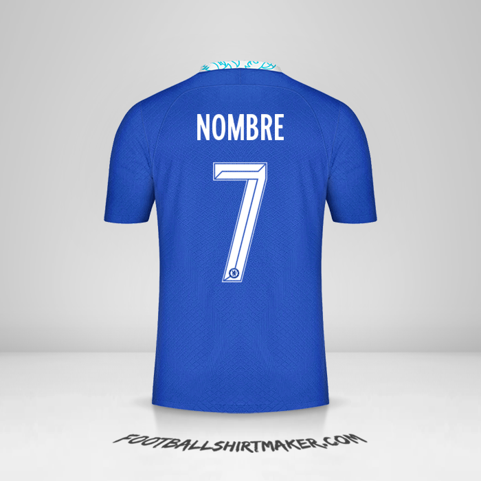 Camiseta Chelsea Cup 2022/2023 -  nombre - 7