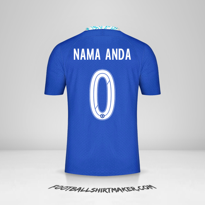 Jersey Chelsea Cup 2022/2023 -  nama anda - 0