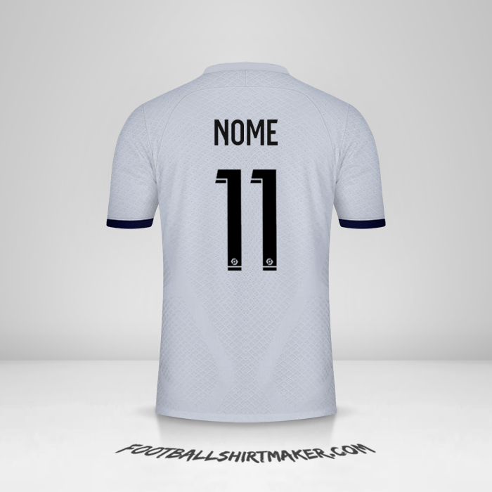 Maglia Paris Saint Germain 2022/2023 Seconda -  nome - 11