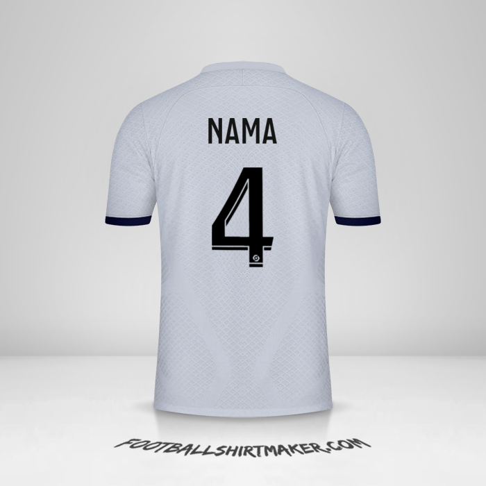 Jersey Paris Saint Germain 2022/2023 Alternatif -  nama - 4