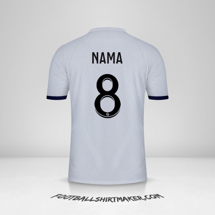 Jersey Paris Saint Germain 2022/2023 Alternatif -  nama - 8