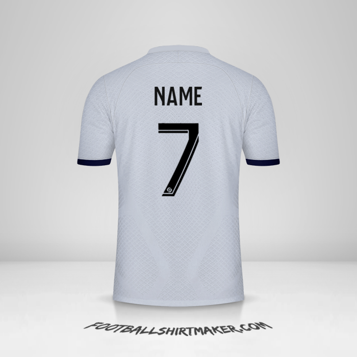 Trikot Paris Saint Germain 2022/2023 Auswärts -  name - 7