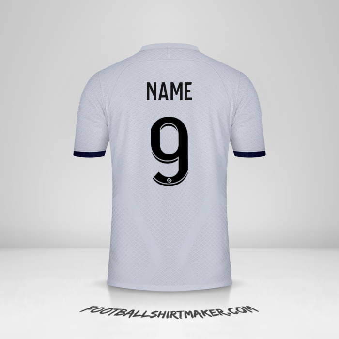 Trikot Paris Saint Germain 2022/2023 Auswärts -  name - 9