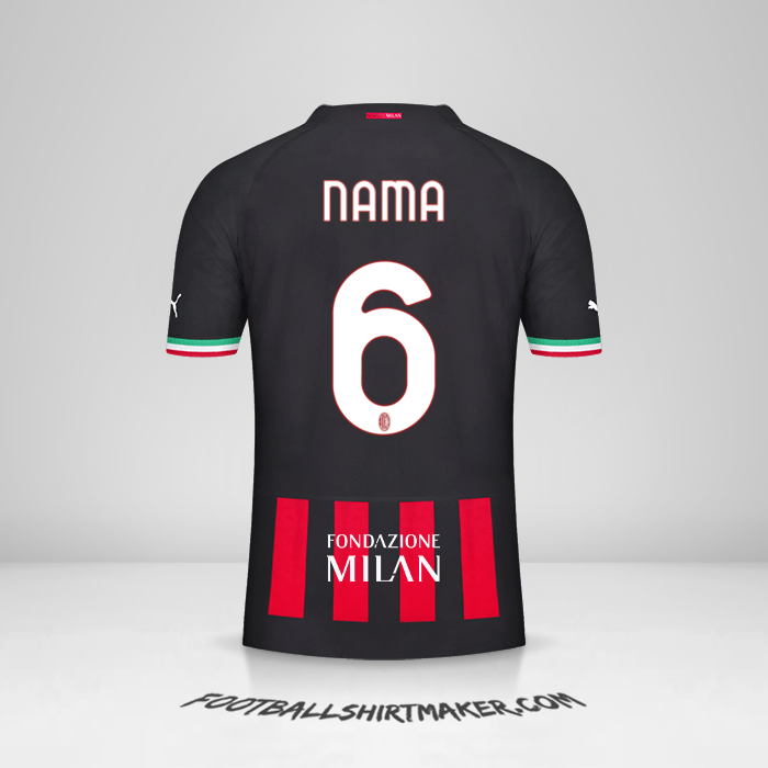 Jersey AC Milan Cup 2022/2023 -  nama - 6