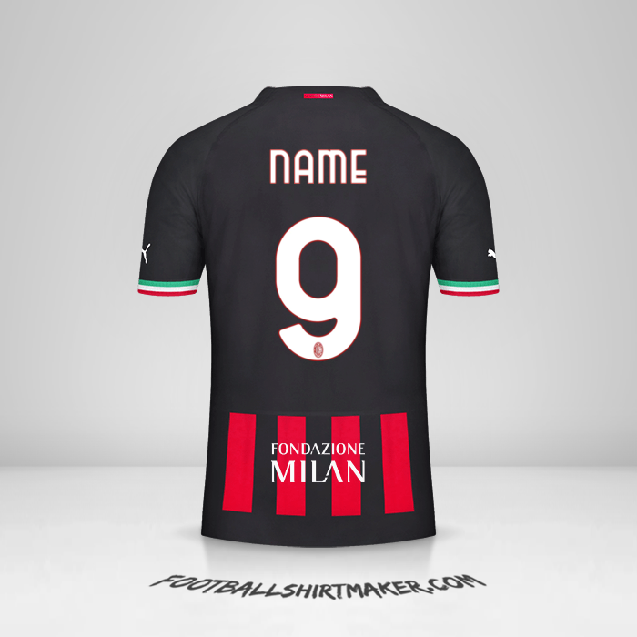 Trikot AC Milan Cup 2022/2023 -  name - 9