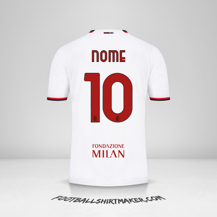 Camisa AC Milan Cup 2022/2023 Alternativa -  nome - 10