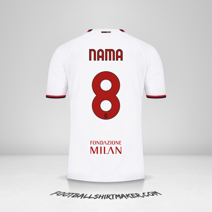Jersey AC Milan Cup 2022/2023 Alternatif -  nama - 8