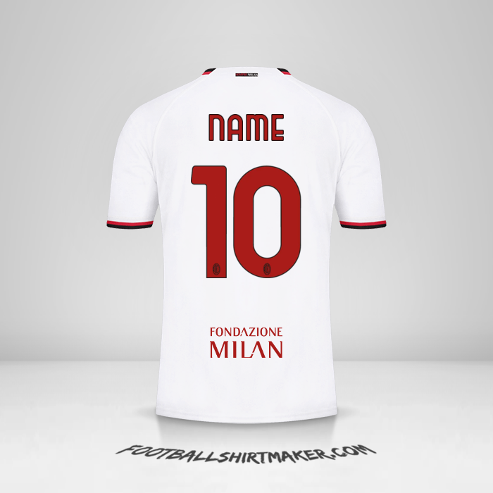 Trikot AC Milan Cup 2022/2023 Auswärts -  name - 10