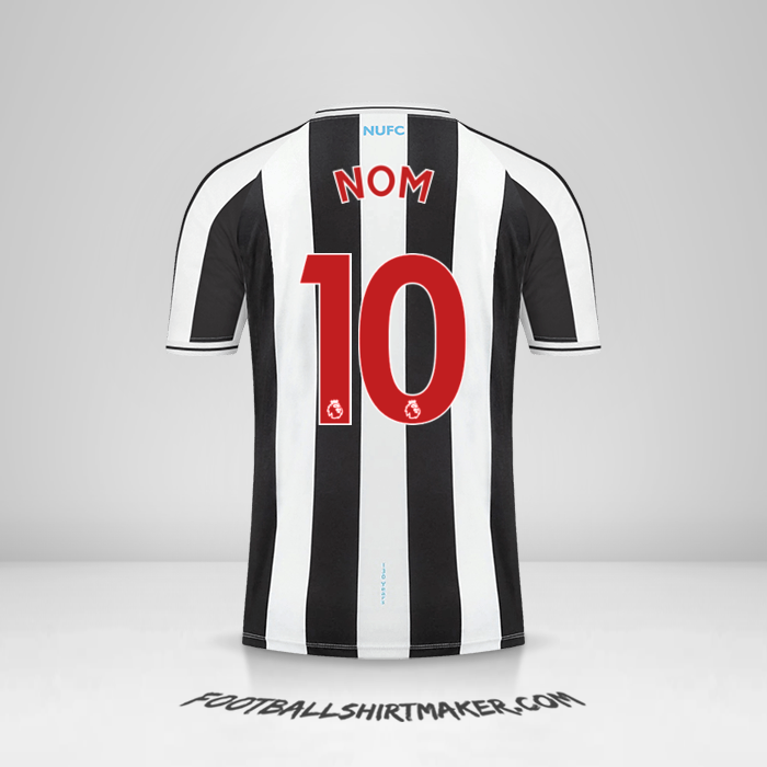 Maillot Newcastle United FC 2022/2023 -  nom - 10