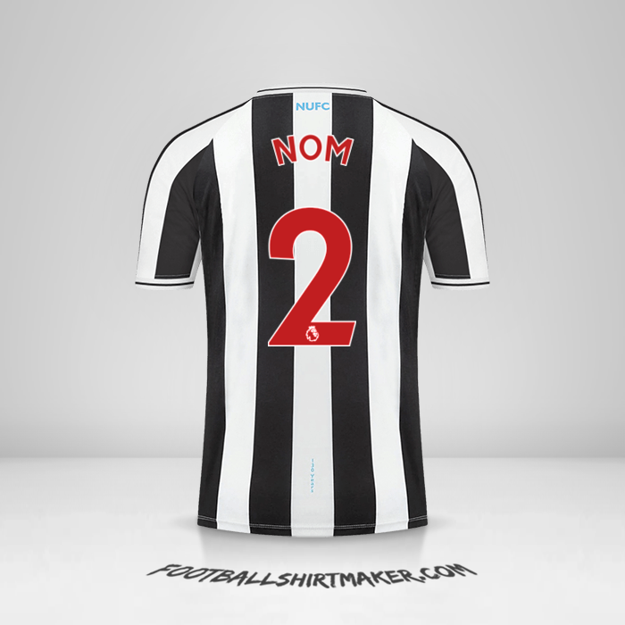 Maillot Newcastle United FC 2022/2023 -  nom - 2