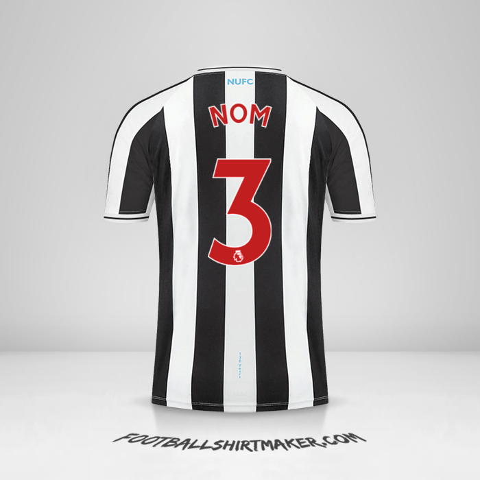 Maillot Newcastle United FC 2022/2023 -  nom - 3