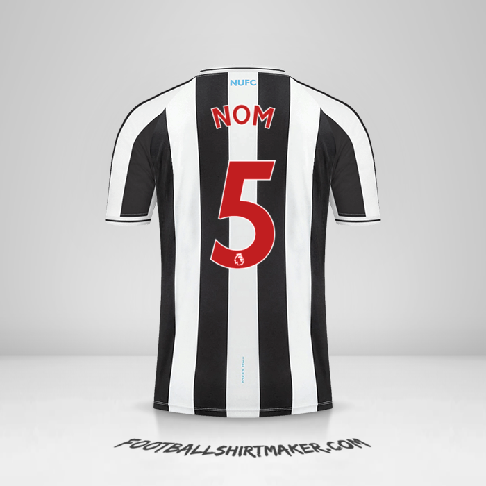 Maillot Newcastle United FC 2022/2023 -  nom - 5