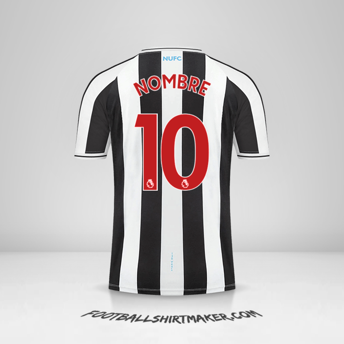 Jersey Newcastle United FC 2022/2023 -  nombre - 10