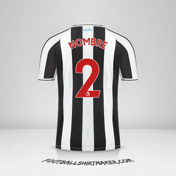 Jersey Newcastle United FC 2022/2023 -  nombre - 2