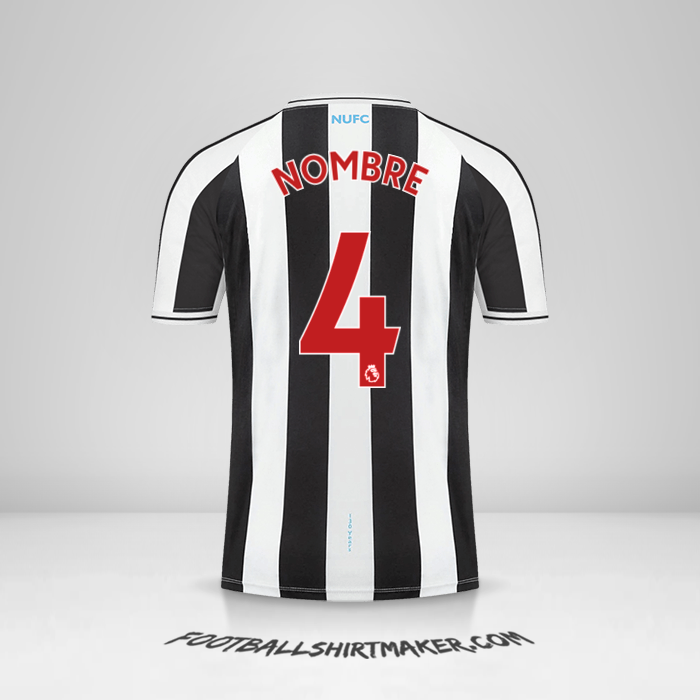 Jersey Newcastle United FC 2022/2023 -  nombre - 4