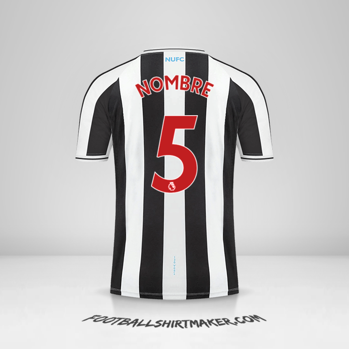 Camiseta Newcastle United FC 2022/2023 -  nombre - 5
