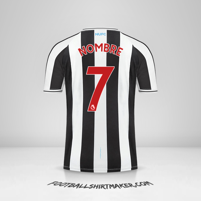 Camiseta Newcastle United FC 2022/2023 -  nombre - 7