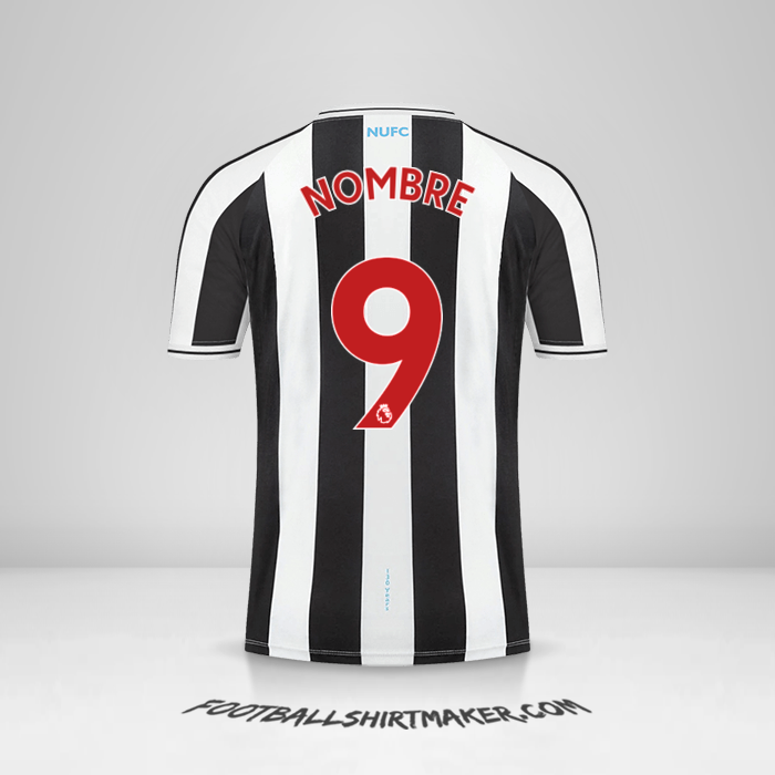 Jersey Newcastle United FC 2022/2023 -  nombre - 9