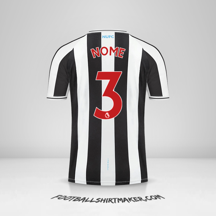 Camisa Newcastle United FC 2022/2023 -  nome - 3
