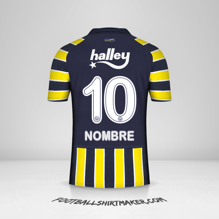 Camiseta Fenerbahce SK 2022/2023 -  nombre - 10