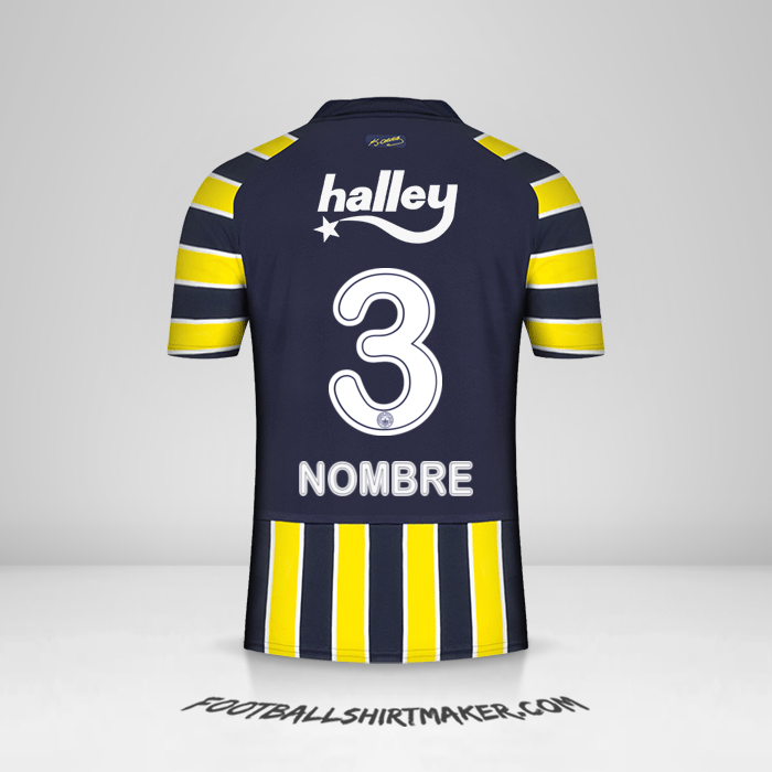 Jersey Fenerbahce SK 2022/2023 -  nombre - 3