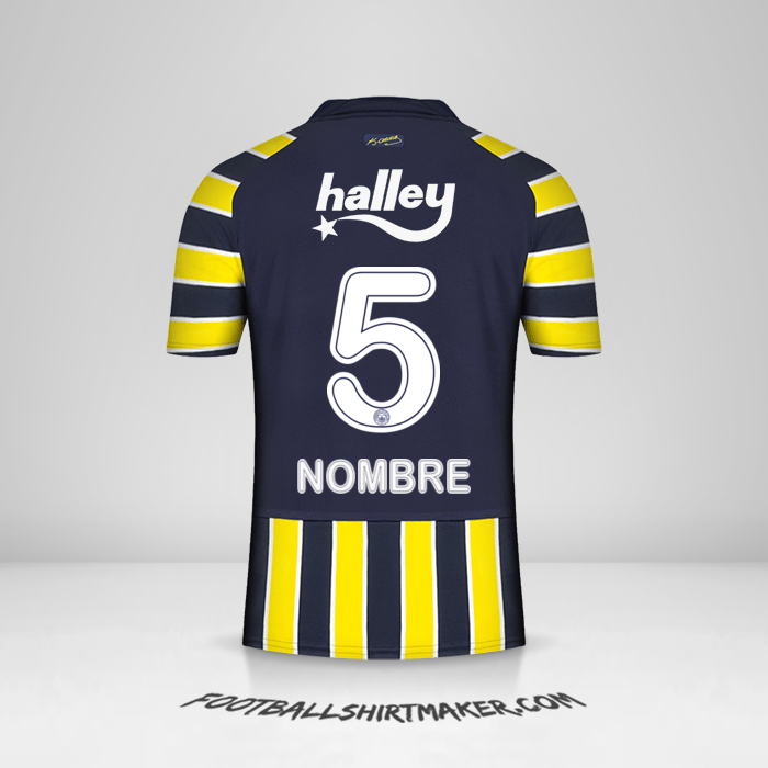 Jersey Fenerbahce SK 2022/2023 -  nombre - 5