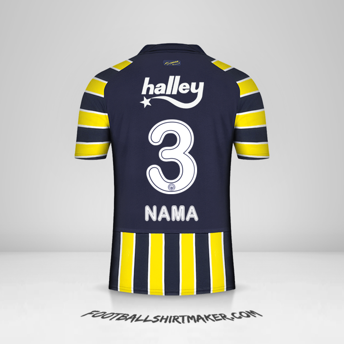 Jersey Fenerbahce SK 2022/2023 -  nama - 3