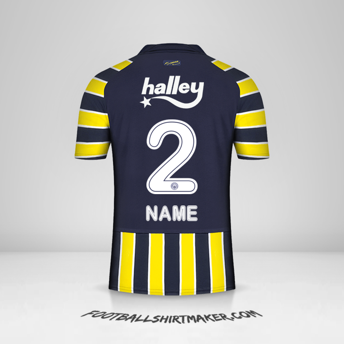 Trikot Fenerbahce SK 2022/2023 -  name - 2