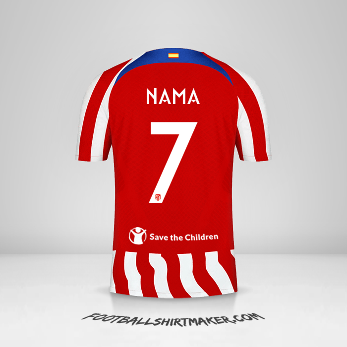 Jersey Atletico Madrid Cup 2022/2023 -  nama - 7