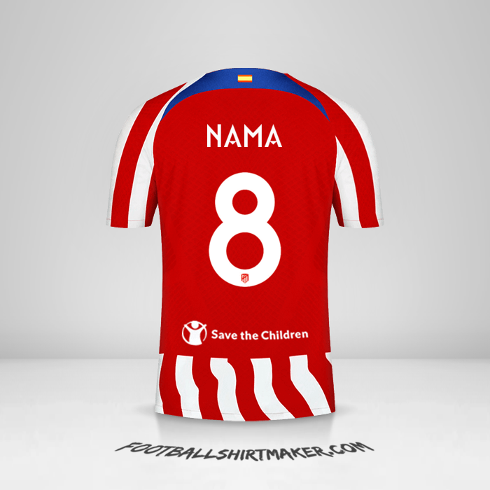 Jersey Atletico Madrid Cup 2022/2023 -  nama - 8