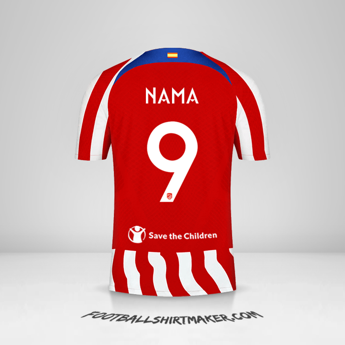 Jersey Atletico Madrid Cup 2022/2023 -  nama - 9